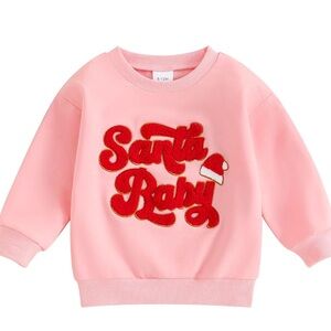 Like New Santa Baby Pullover Sweatshirt
